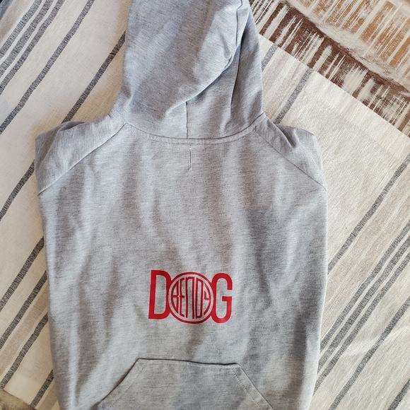 "Bend Dog" gray hoodie. Size XL - Picture 1 of 4